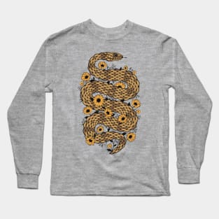 Floral snake Long Sleeve T-Shirt